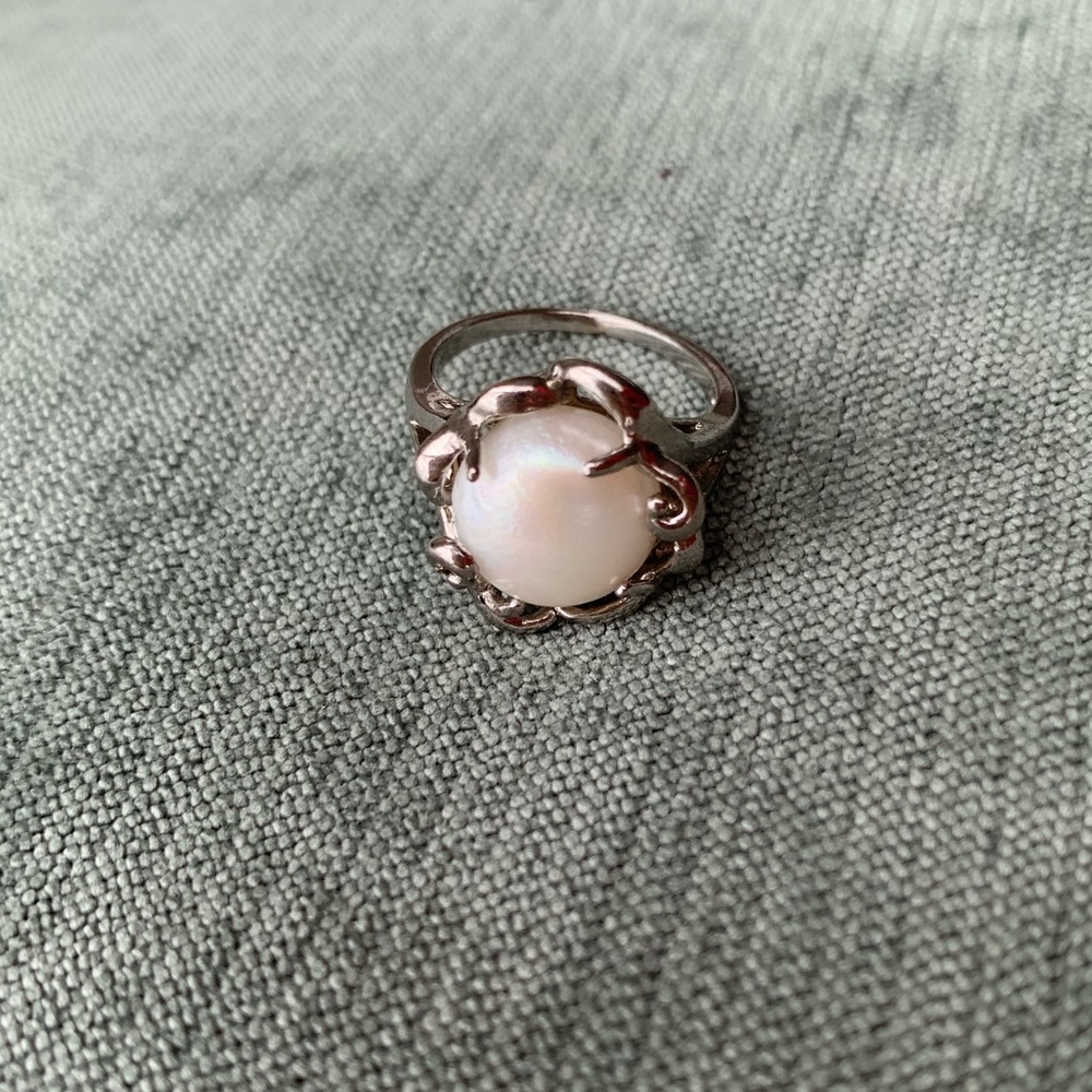 Pearl Sterling Silver Ring